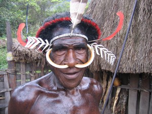 West Papua's Dani Tribe – Dani warrior